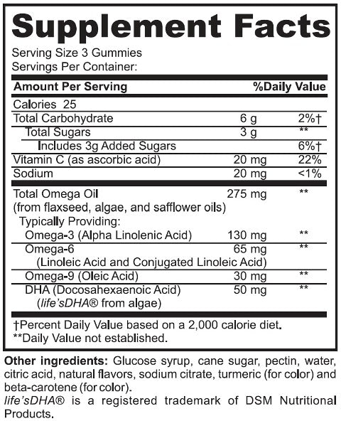 Omega Gummies (3,6,9 Plus DHA)