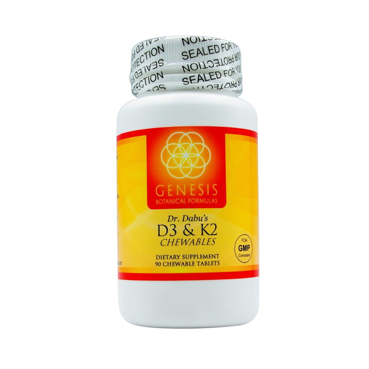 Vitamin D3 2000 IU & K2 (Chewable) Genesis Botanical Formulas