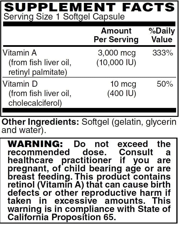 Vitamins A & D
