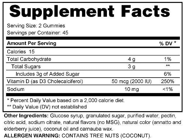 Vitamin D-3 Gummies